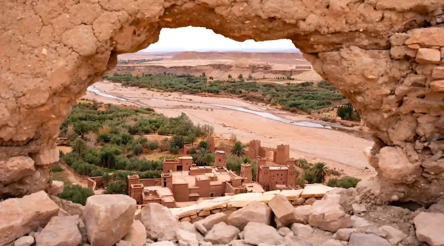 Ait Benhaddou by day during Fes Marrakech guided trip
