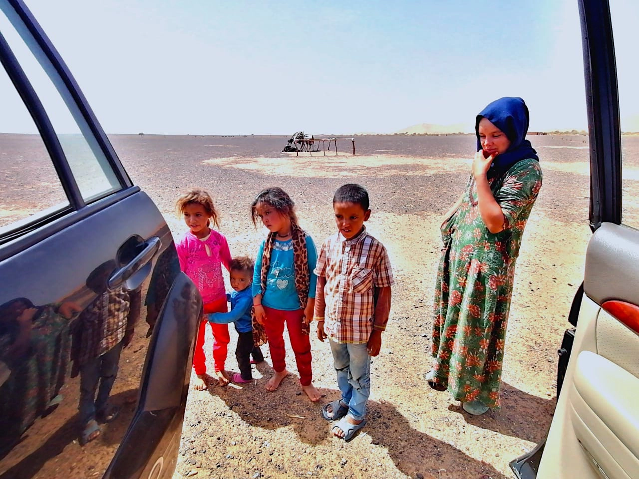 EMT-Afus in one of its charity tours with nomad kids