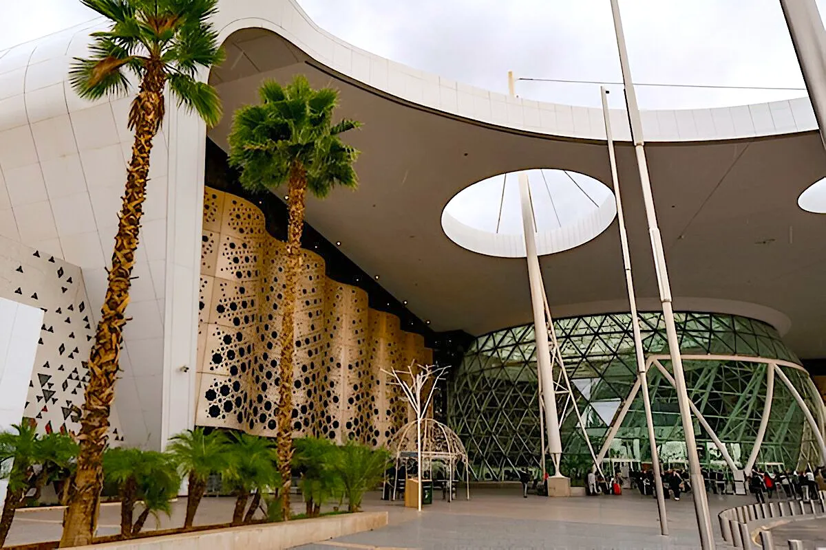 Menara Airport in Marrakech reflecting Moroccan architecture 