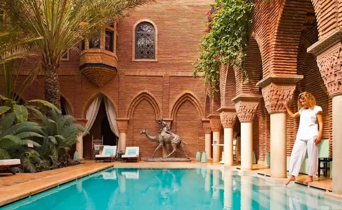 Hotel de lujo en las montañas del Alto Atlas incluido en el tour 5-dias-lujo-desierto-desde-marrakech