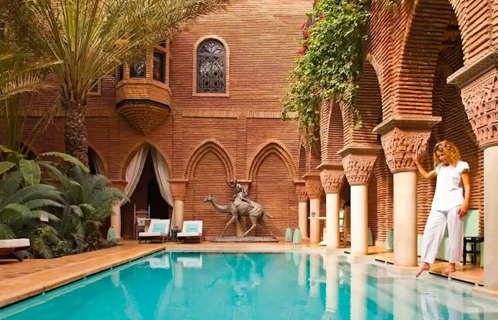 One of accommodation for luxury desert tour marrakech