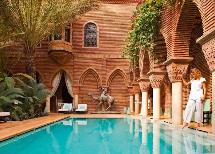 One of accommodation for luxury desert tour marrakech
