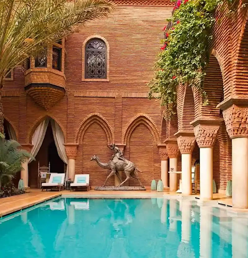 One of accommodation for luxury desert tour marrakech