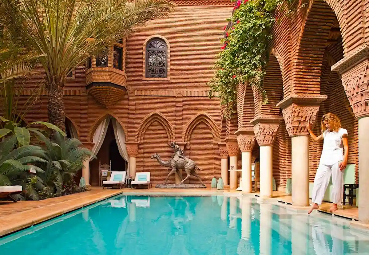 One of accommodation for luxury desert tour marrakech